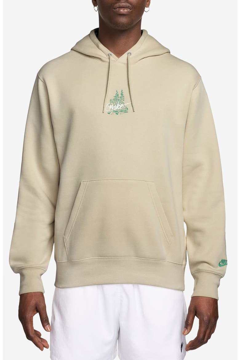 Running Hoodie, Main, color, LIGHT KHAKI/ STADIUM GREEN