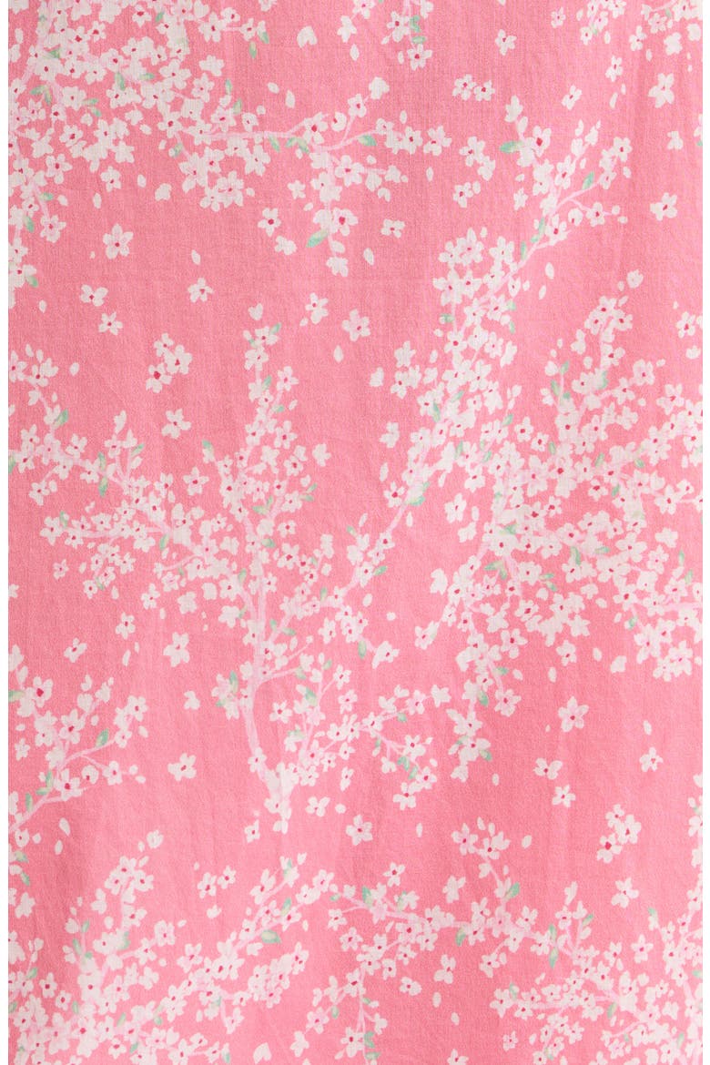 Cheri Blossom Cotton Maxi Robe, Alternate, color, PINK LEMONADE