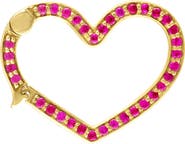 EDEN PRESLEY Diamond Double-Sided Motif Heart Lock Closure