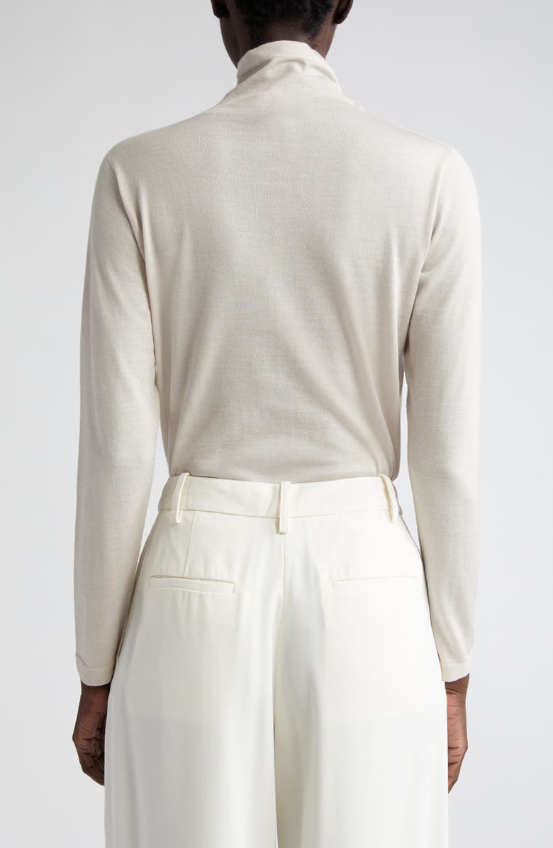 Akris Cowl Neck Cashmere & Silk Sweater, Alternate, color,