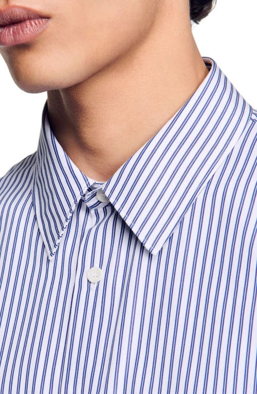 SANDRO SANDRO STRIPED SHIRT