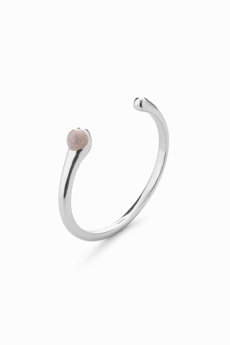 Oceanic Bangle, Main, color, Silver