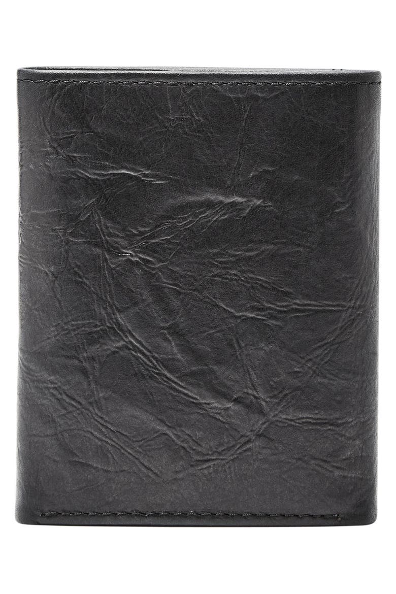 Neel Leather Wallet, Alternate, color, BLACK