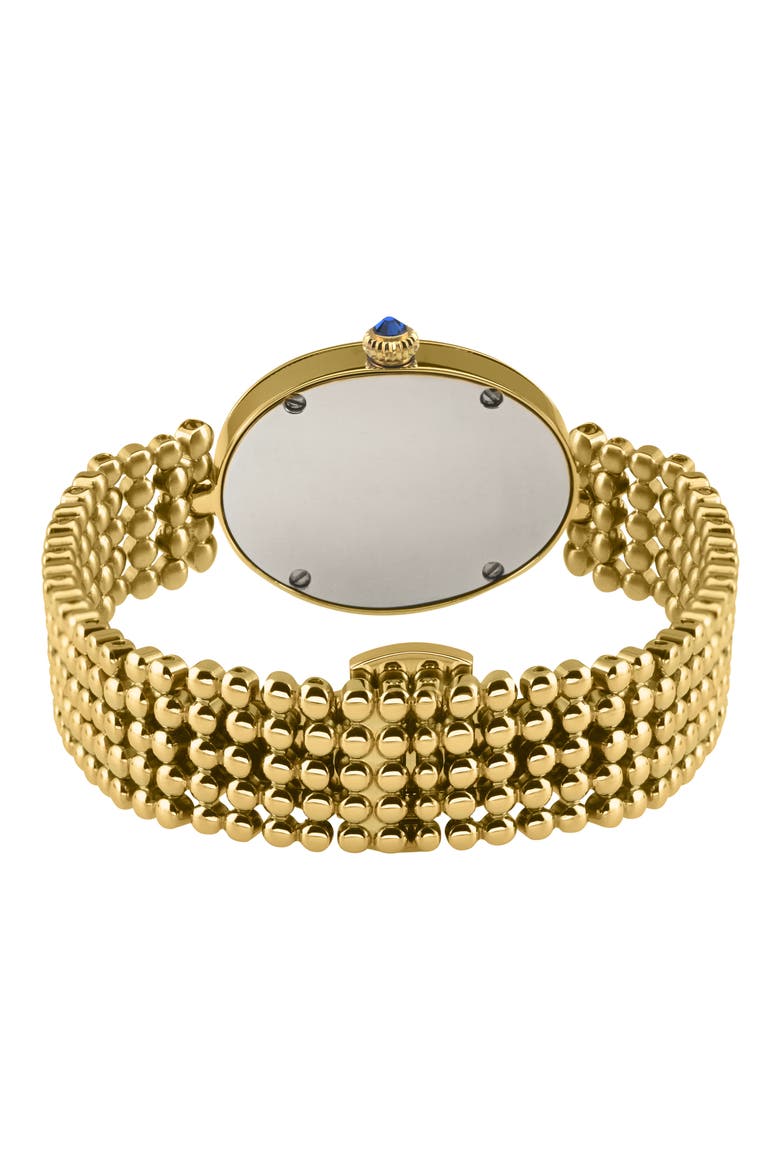 PIazza Navona Diamond Dial Bracelet Watch, 29mm x 38mm, Alternate, color, GOLD