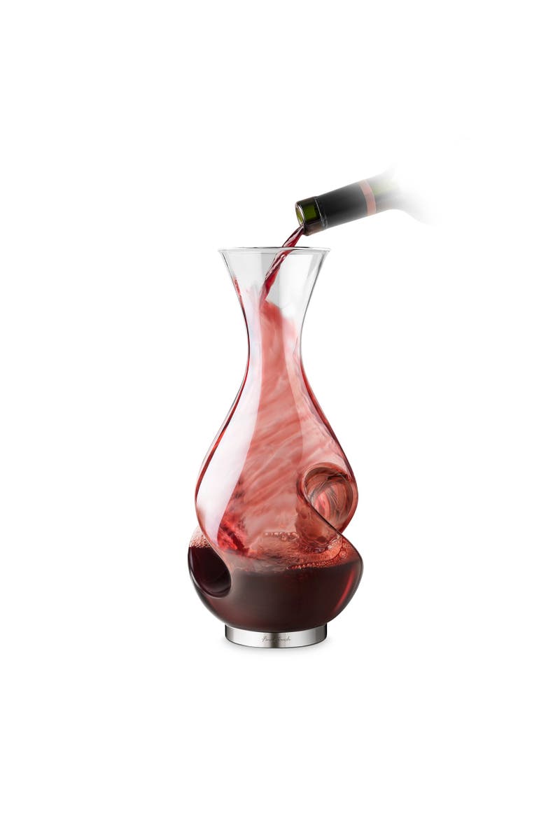 L'Grand Conundrum Aerator Decanter, Main, color, Clear