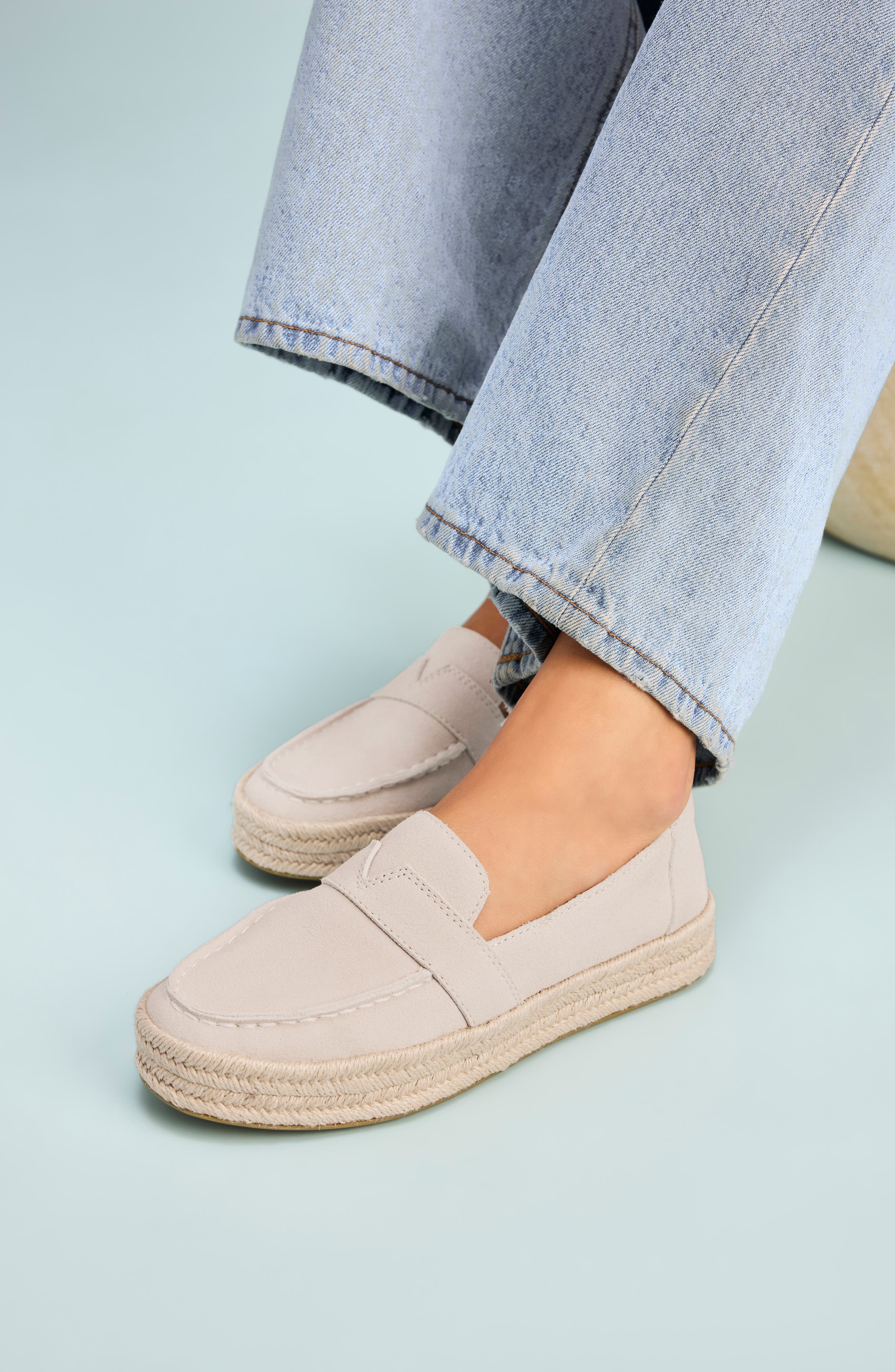 Blakely Loafer, Alternate, color, LIGHT/ PASTEL GREY