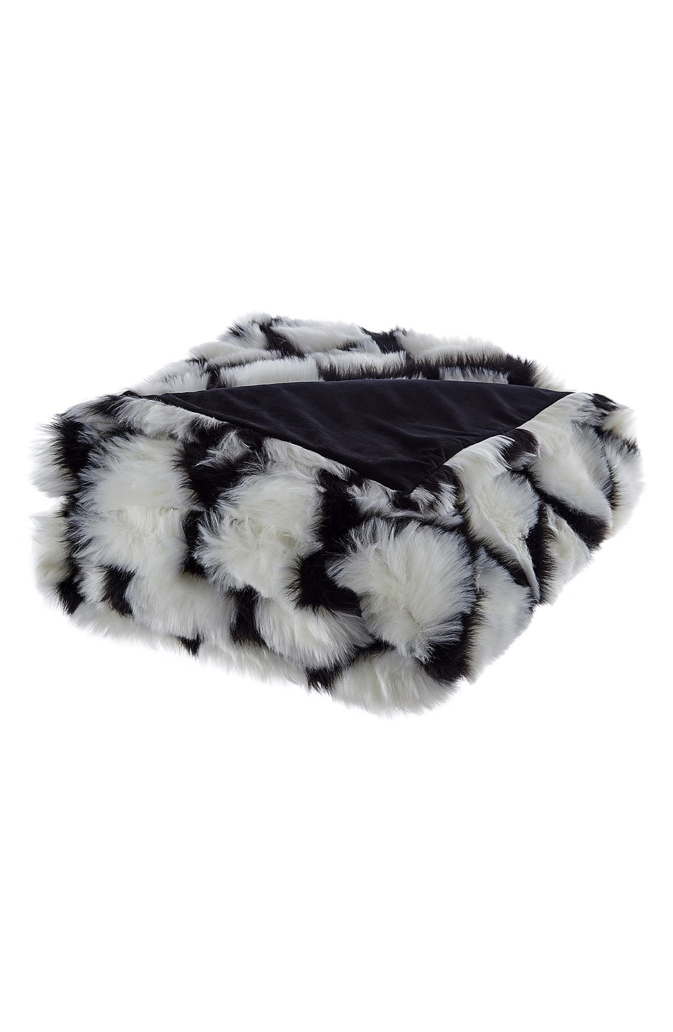 INSPIRED HOME Animal Print Faux Fur Throw Blanket | Nordstromrack