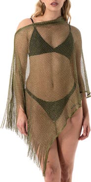 Nicole Miller Lurex® Infused Poncho