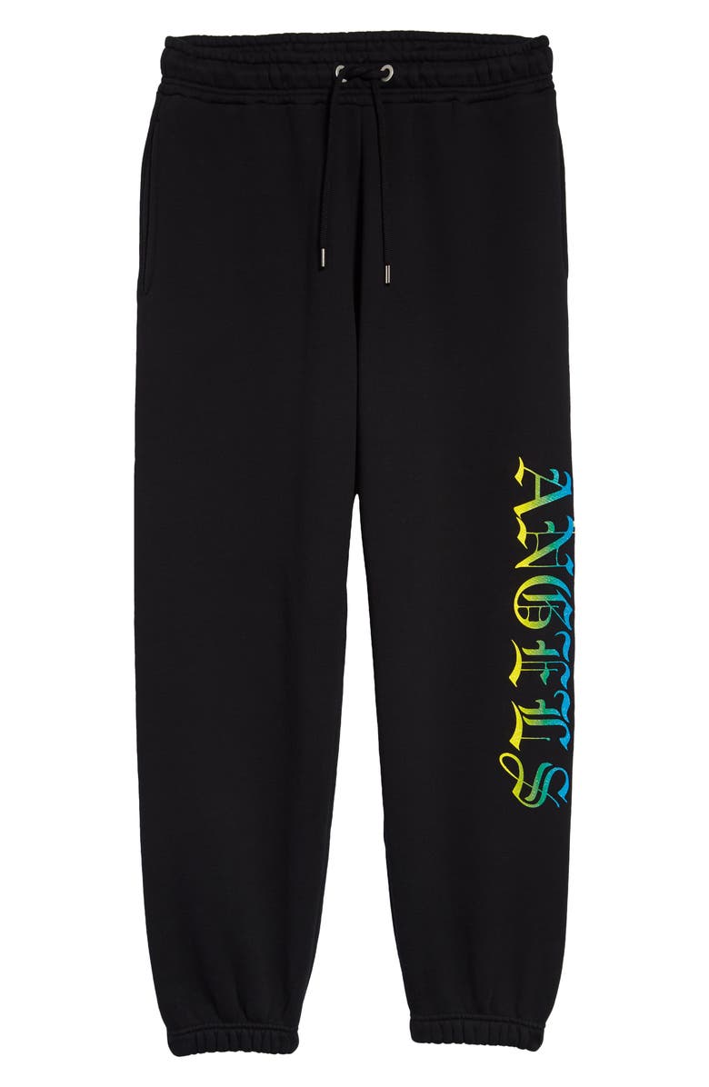 Palm Angels Gothic Logo Joggers, Main, color,