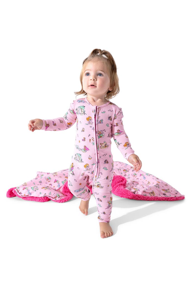 Baby Mermaid Lagoon Convertible Footie, Main, color, Mermaid Lagoon