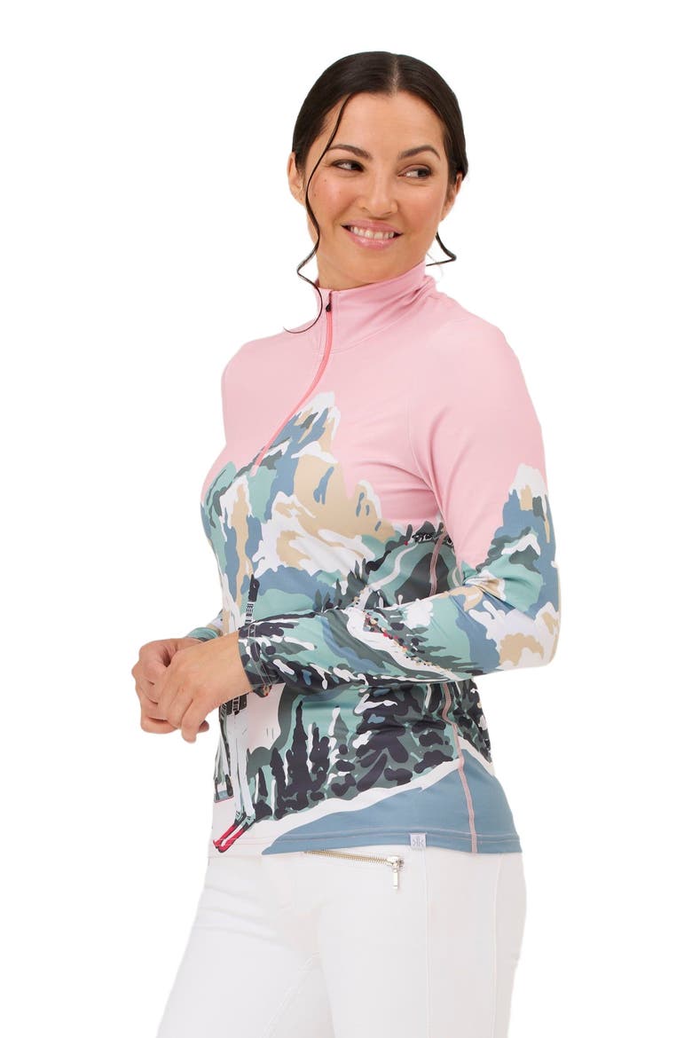Ski Power Base Layer Top, Alternate, color, Multi