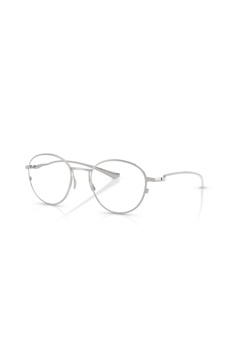 51mm Round optical glasses, Main, color, Silver