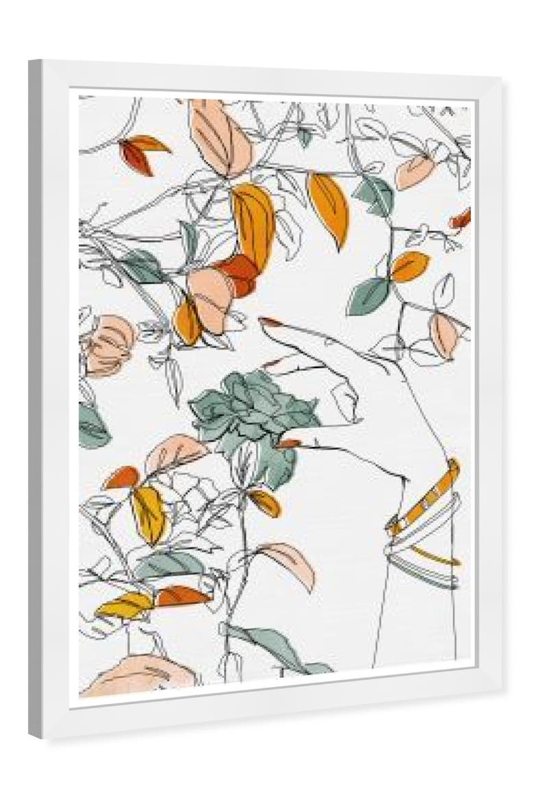 Summer Print Wall Art, Alternate, color, WHITE
