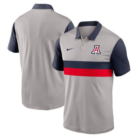 Men's Nike Gray/Navy Arizona Wildcats Vapor Performance Polo