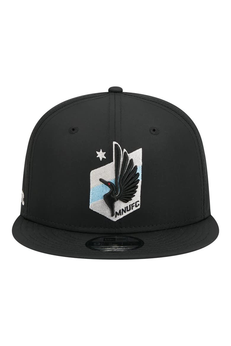 Men's New Era Black Minnesota United FC 2026 Jersey Hook 9FIFTY Snapback Hat, Alternate, color, Black