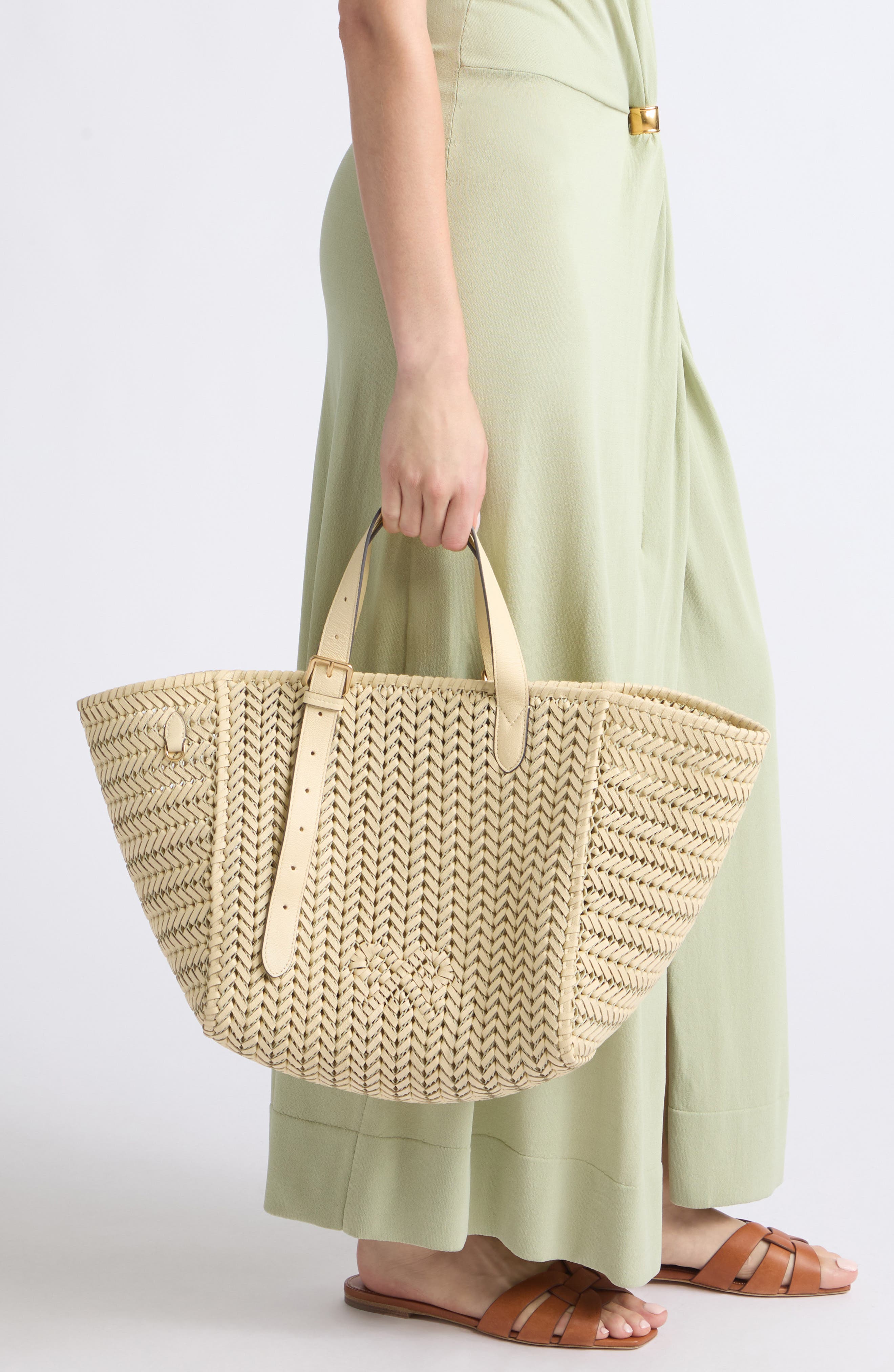 Neeson Square Tote, Alternate, color, BUTTER