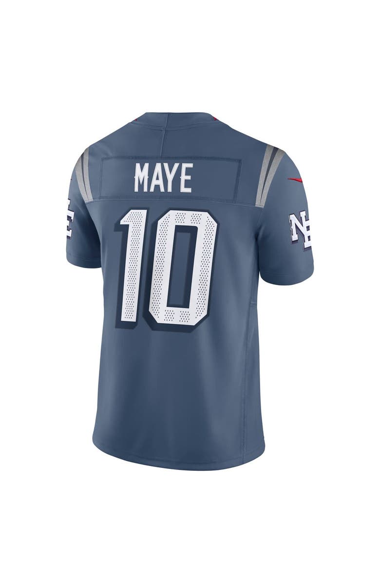 Nike Men's Nike Drake Maye Storm Blue New England Patriots 2025 Rivalries Collection Limited Jersey, Alternate, color, 