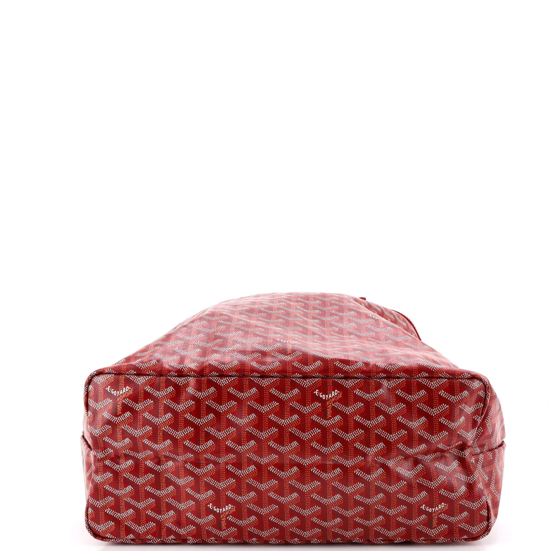 Pre-Owned Goyard Saint Louis Tote Coated Canvas PM, Alternate, color, Red