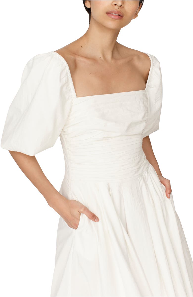 Free People free-est Ain't She a Beaut Puff Sleeve Ruched Dress, Alternate, color, 