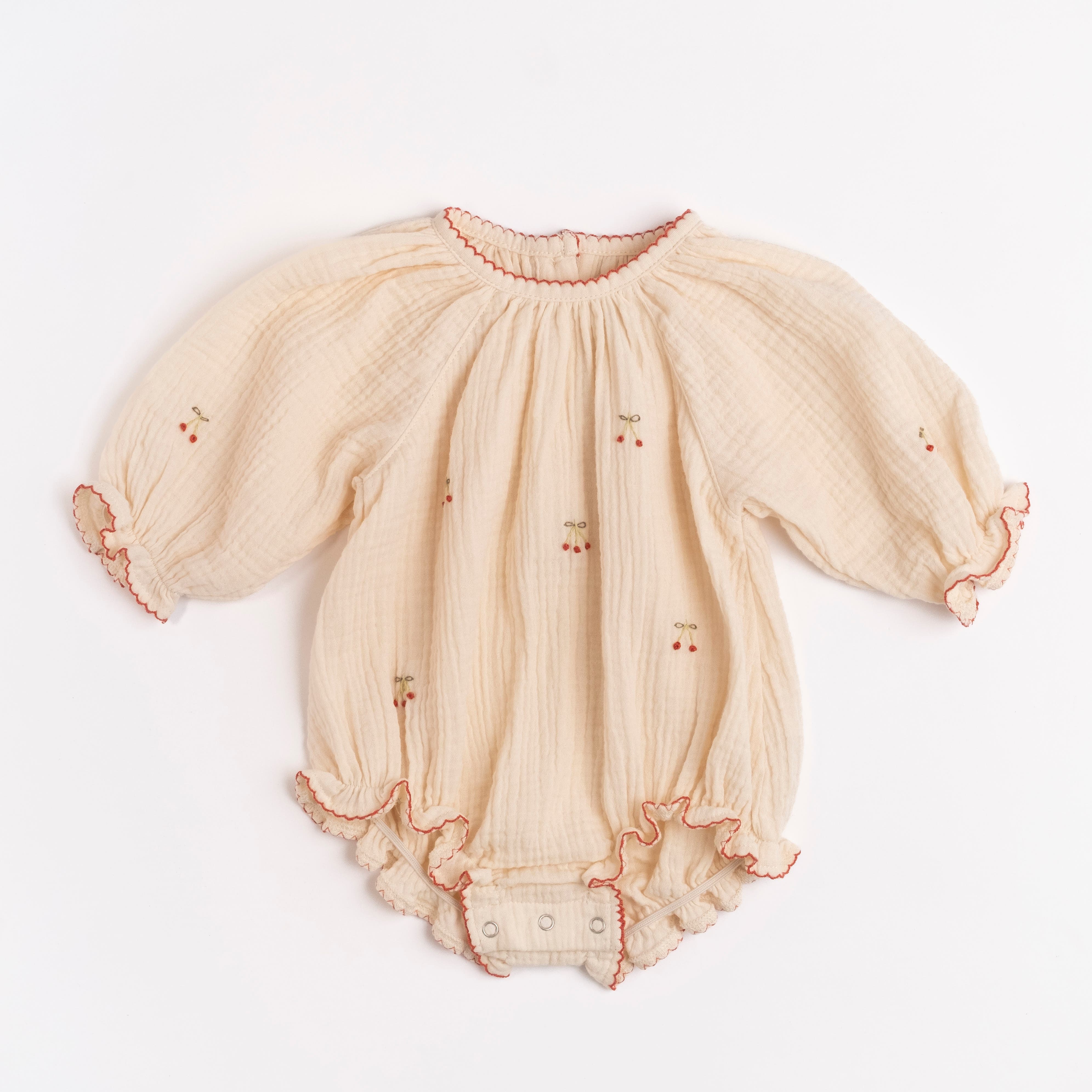 Embroidered Cherries