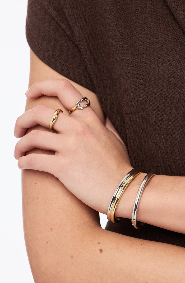 Ana Luisa Arlo Double Twist Cuff, Alternate, color, Gold / Silver