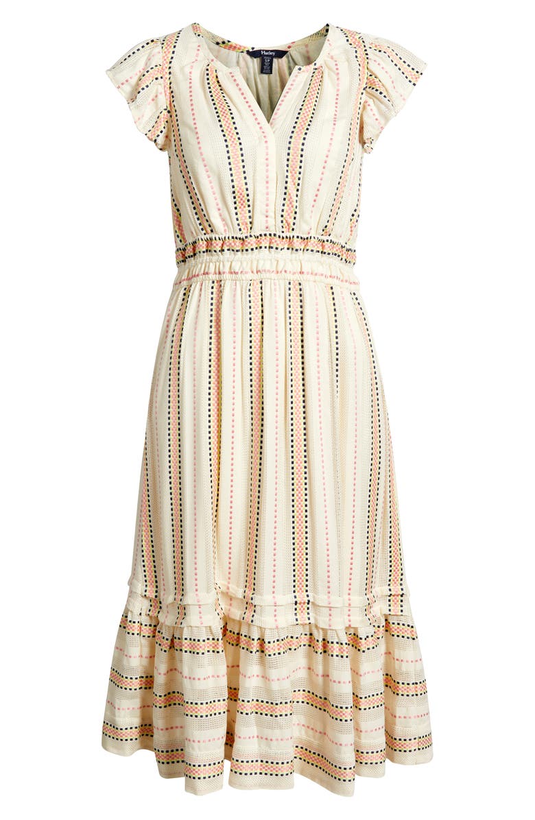 Hatley Ribbon Weave Stripe Dress, Alternate, color, 
