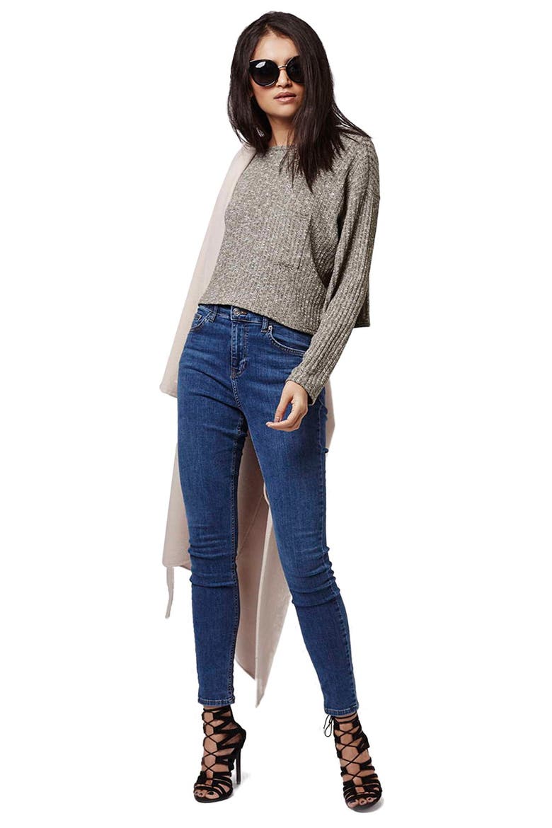 Ribbed Crop Top, Alternate, color, OLIVE