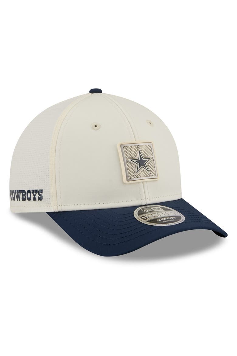 Men's New Era  Cream/Navy Dallas Cowboys 2026 NFL Training Camp 9FORTY Adjustable Hat, Main, color, Cream