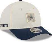 New Era Men's New Era Cream/Navy Dallas Cowboys 2026 NFL Training Camp 9FORTY Adjustable Hat