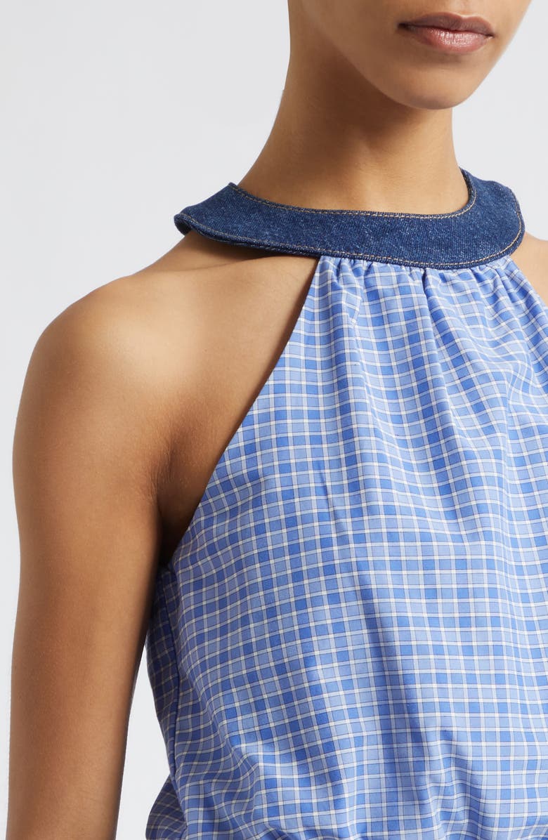 Cinq à Sept Cassidi Sleeveless Top, Alternate, color, Bleu Crush/ Ultramarine Multi