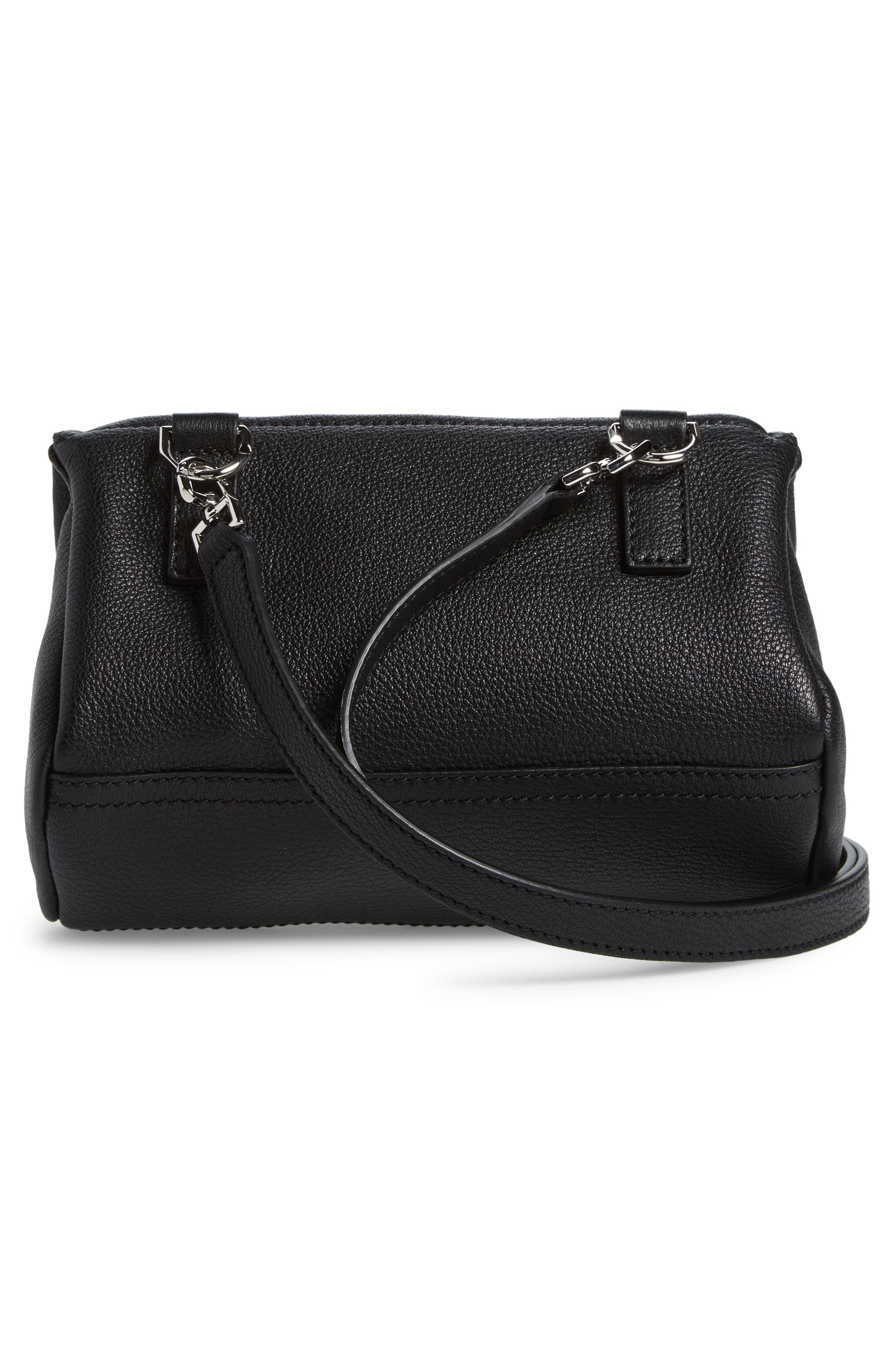 Givenchy Mini Pandora Leather Crossbody Bag, Alternate, color, 