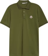 Moncler Logo Patch Cotton Piqué Polo