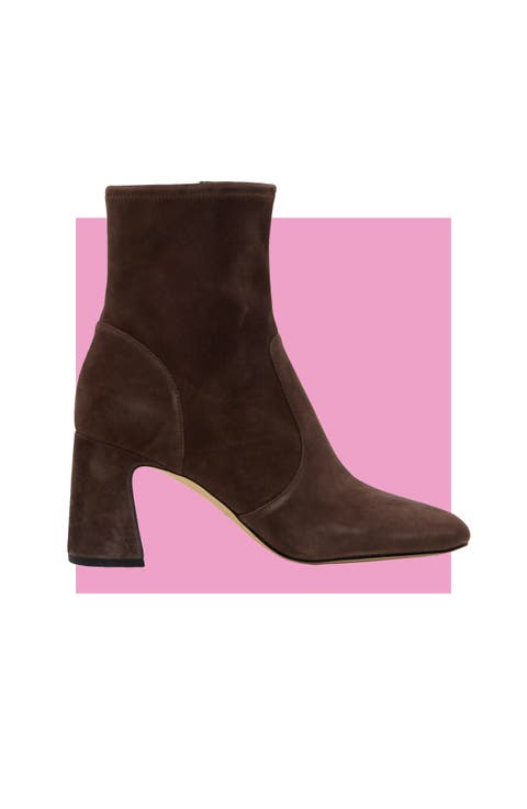 Simona Stretch Leather Bootie