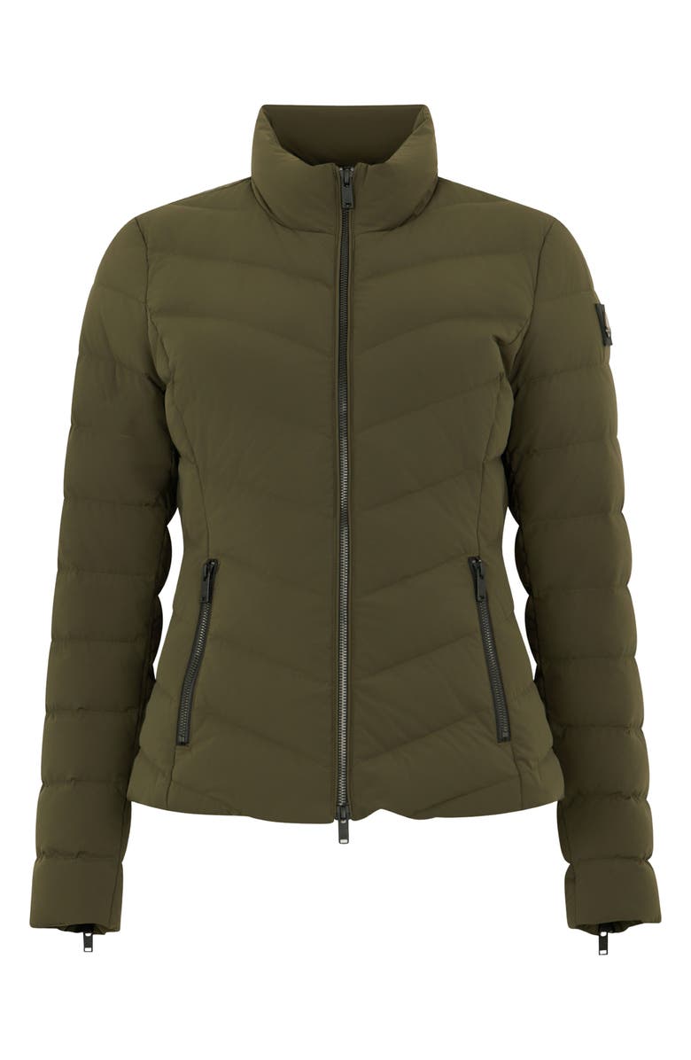 Moose Knuckles Elora Water Repellent 800 Fill Power Down Jacket, Alternate, color, Dark Olive