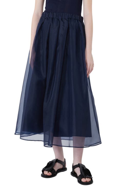 Visino Silk Skirt