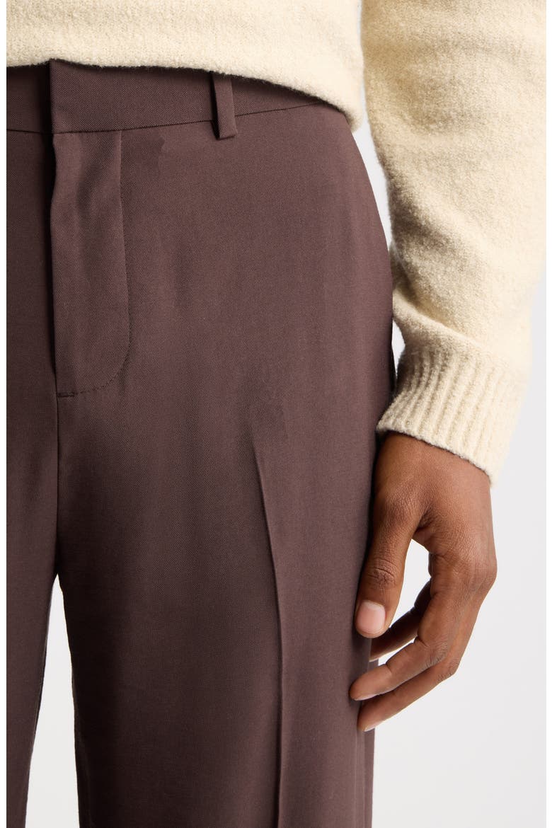 Mid Taper Trousers, Alternate, color, BROWN BEAN