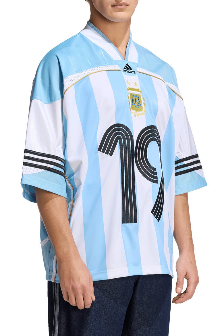 AFA Argentina Oversize Jersey, Main, color, CLEAR BLUE/WHITE/BLACK