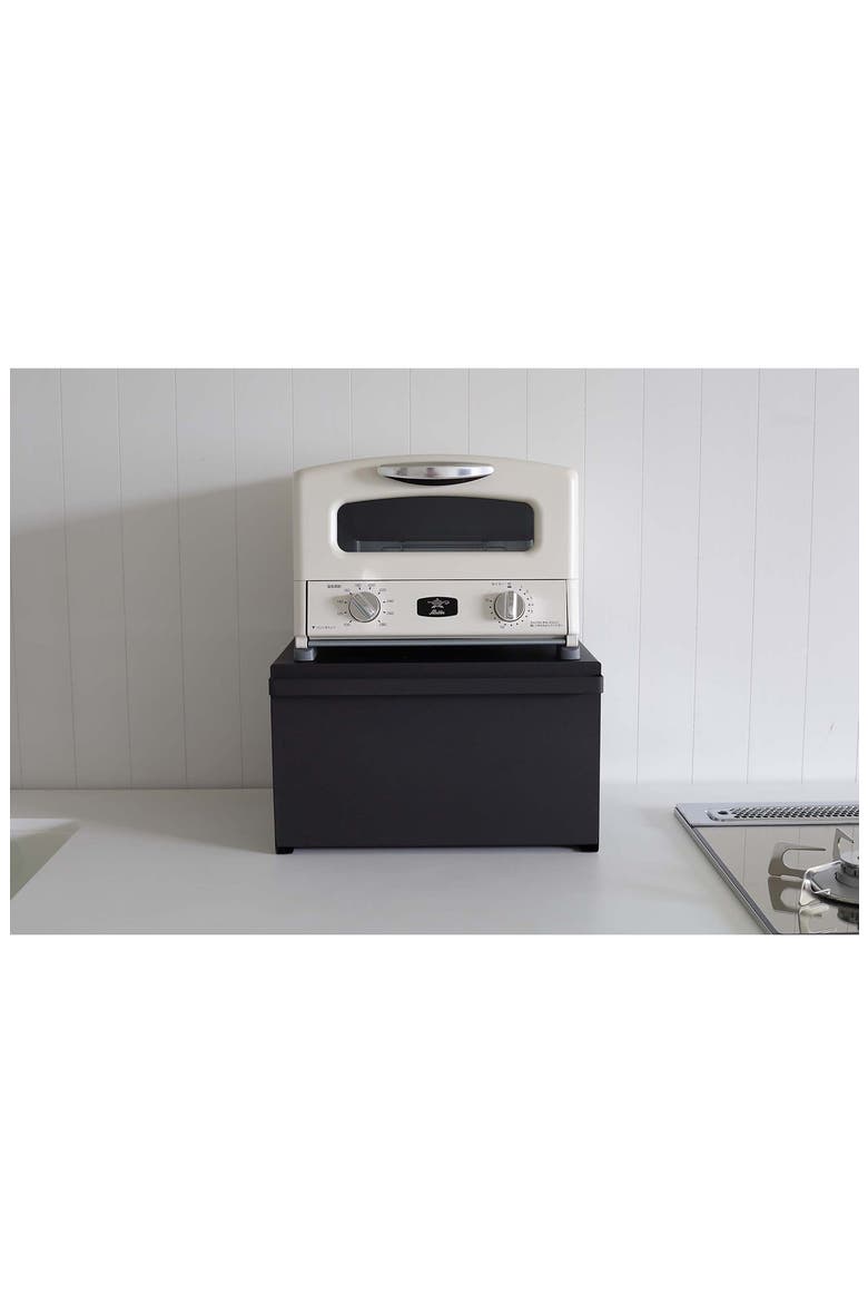 Steel Bread Box, Alternate, color, BLACK