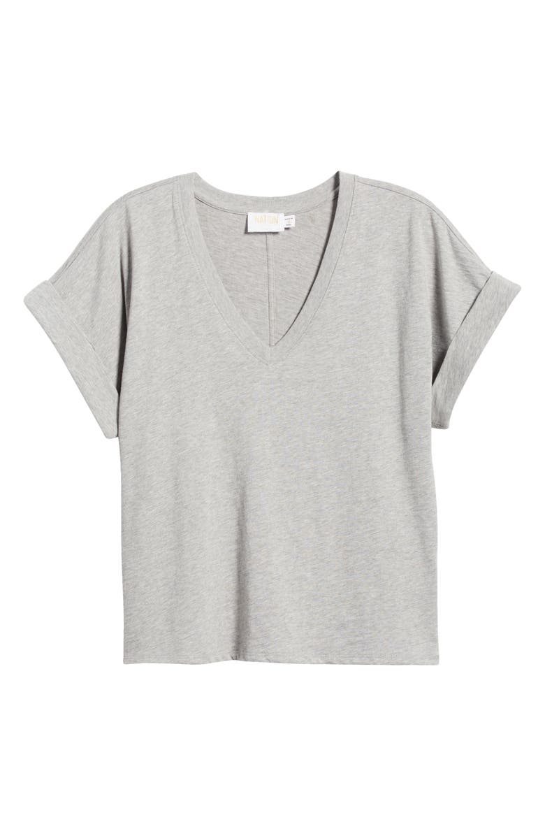 Nation LTD Stevie Cuff Cotton T-Shirt, Alternate, color,