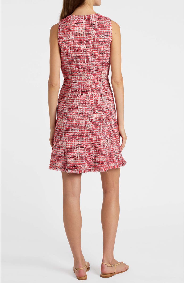 Santorelli Curona Sleeveless Sheath Dress, Alternate, color, Chili Pepper
