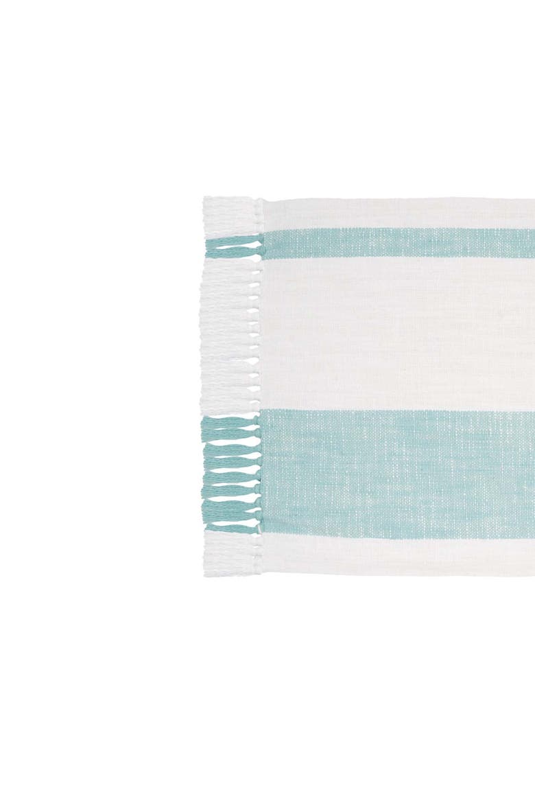 Morgan Placemats Set of 4 Collection, Alternate, color, Teal