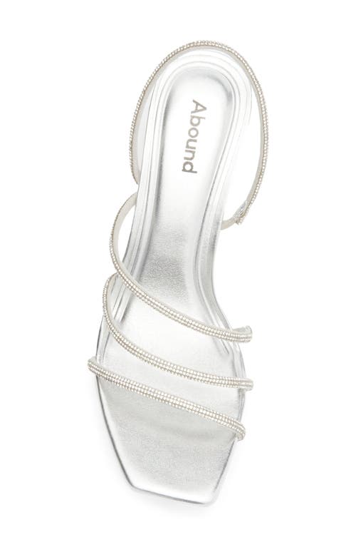 Abound Madelynn Slingback Sandal In Silver