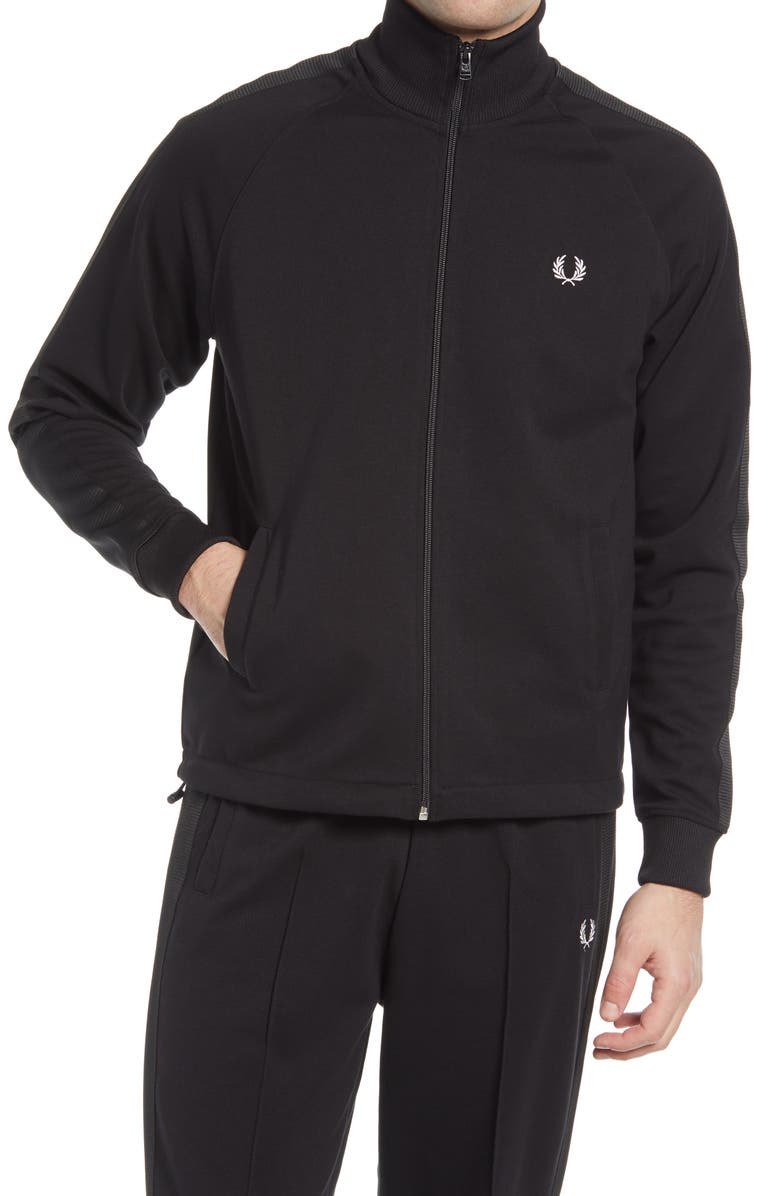 Fred Perry Track Jacket, Alternate, color, 