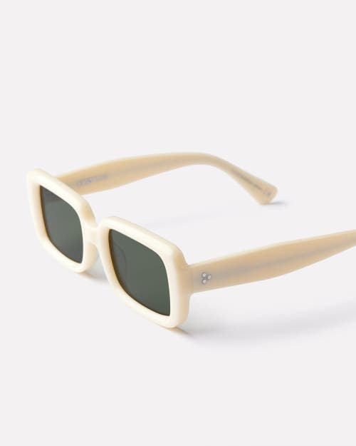 Epokhe Dune Sunglasses In White
