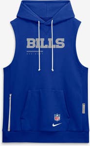 Nike Men's Nike Royal Buffalo Bills Sideline Standard Issue Dri-FIT Sleeveless Hoodie