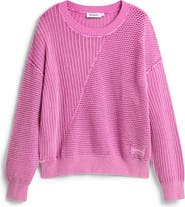 Desigual Loose Knit Cotton Blend Sweater