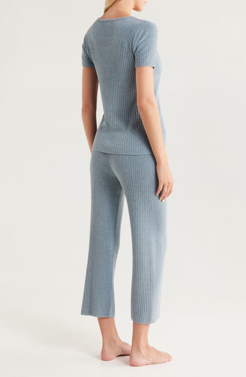 Barefoot Dreams Cozychic® Ultra Lite® Rib Culotte Lounge Set In Blue
