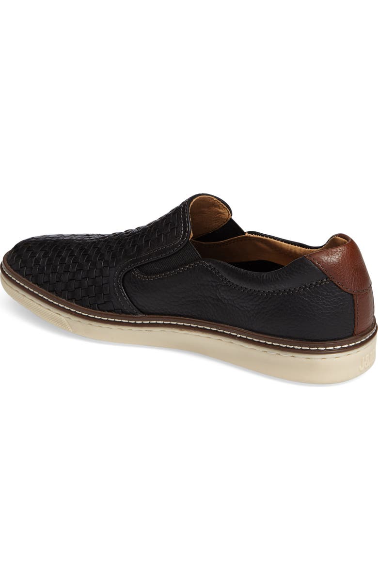 Johnston & Murphy McGuffey Woven Slip-On Sneaker, Alternate, color,