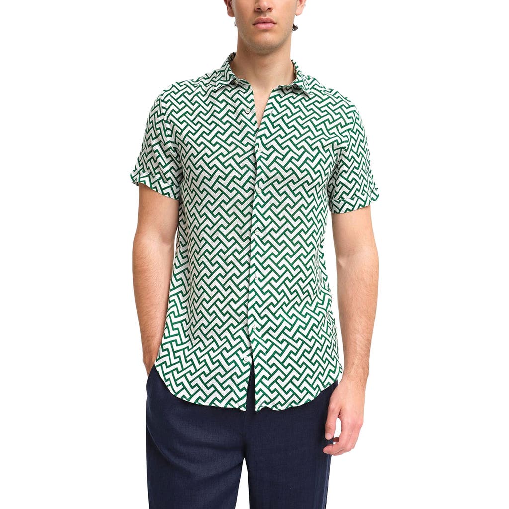 Peninsula Swimwear Battigia Linen Shirt in Multicolor  product