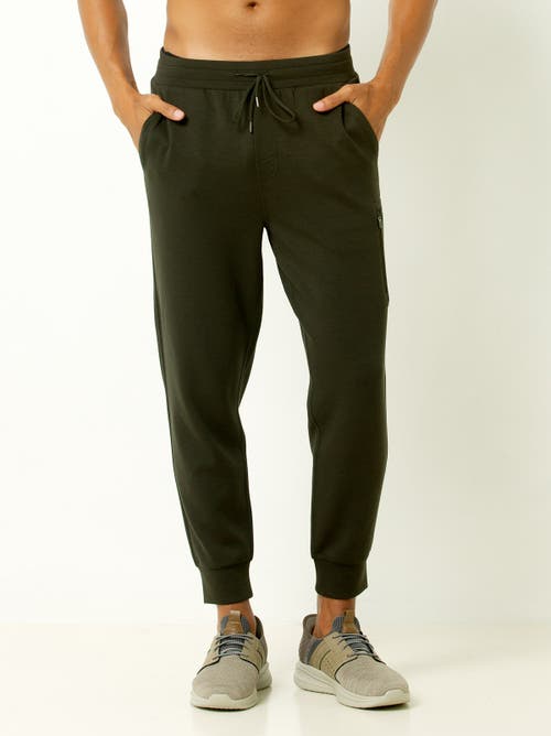 Single Stitch Classic Drawstring Jogger In Green